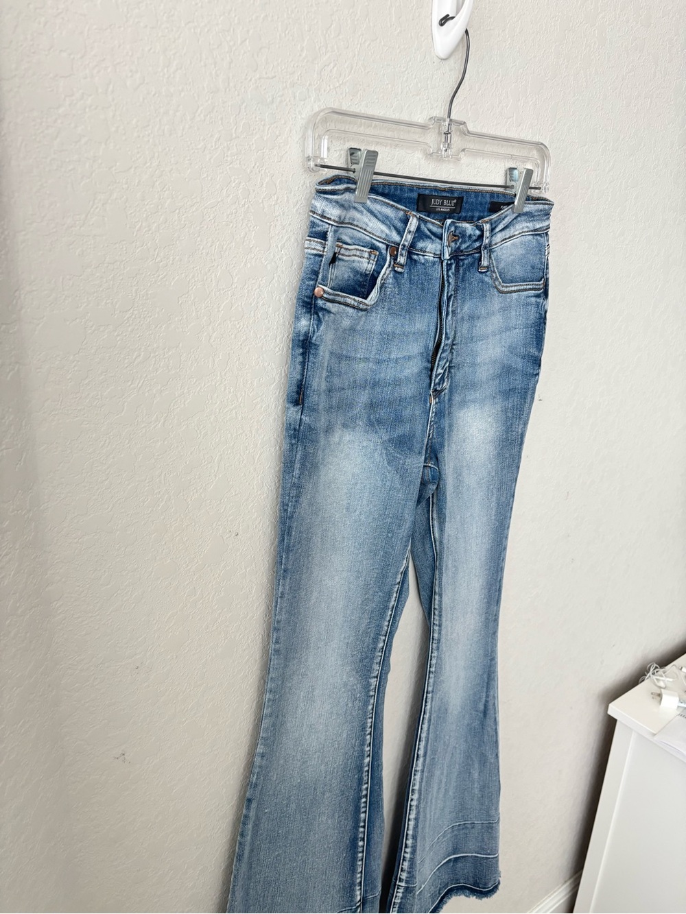 Judy Blue Charlotte Tummy Control Release Hem Flare size 28 - Picture 7 of 12